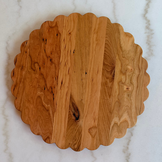 Wood Lazy Susan 18" — The Sam | Handcrafted Turntable for Kitchen & Dining