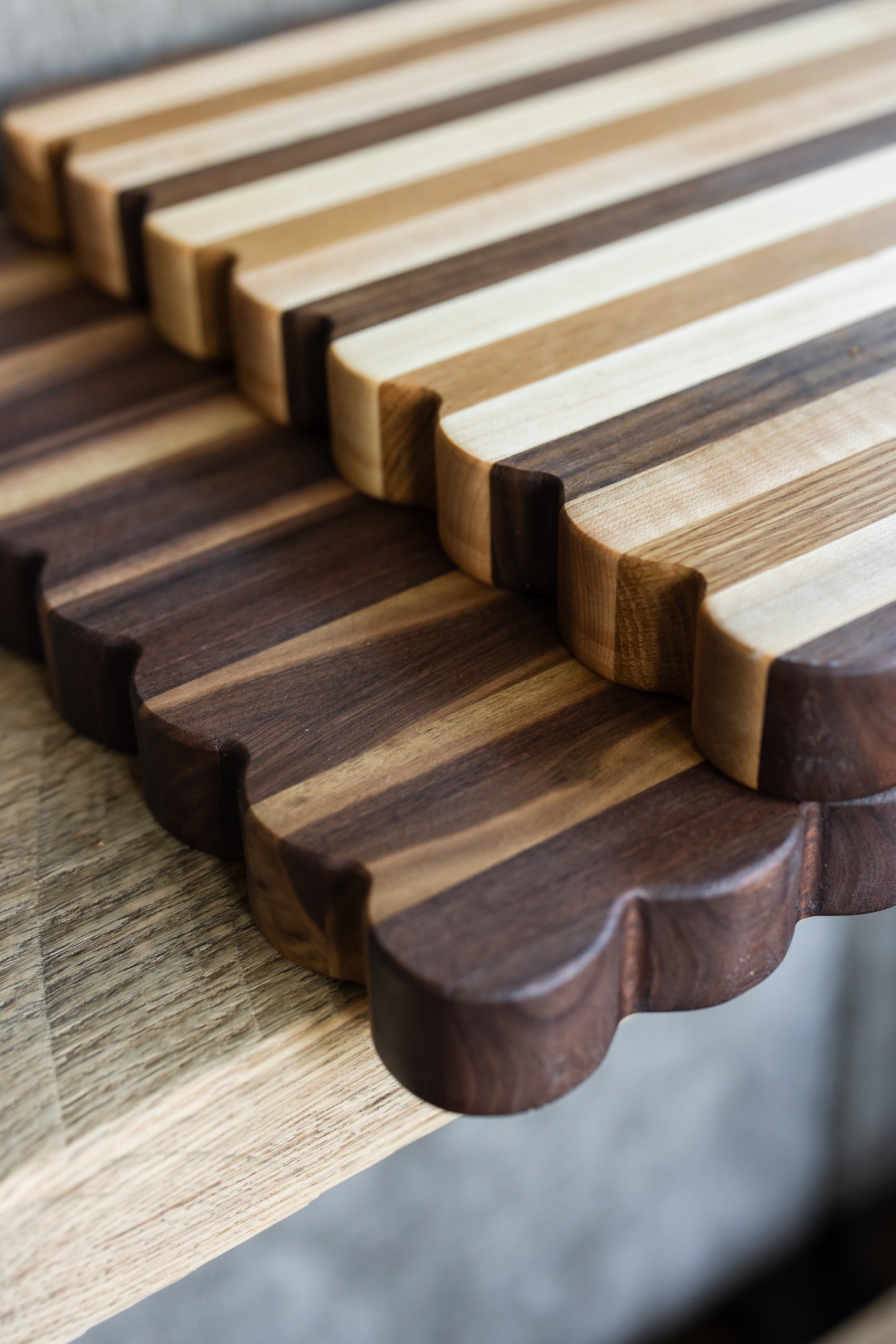 Dallas Heirloom Cutting Board — Striped Edge Grain
