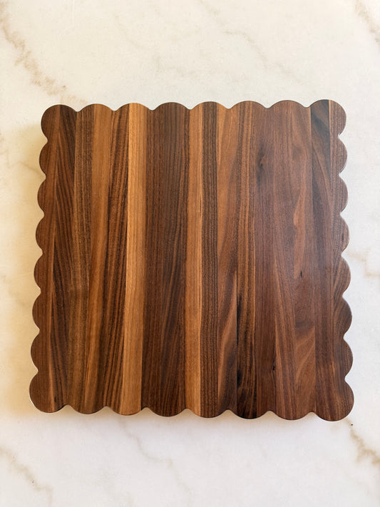 Walnut Cutting Board 15" — The Duke | 1.25" Thick Edge Grain Butcher Block