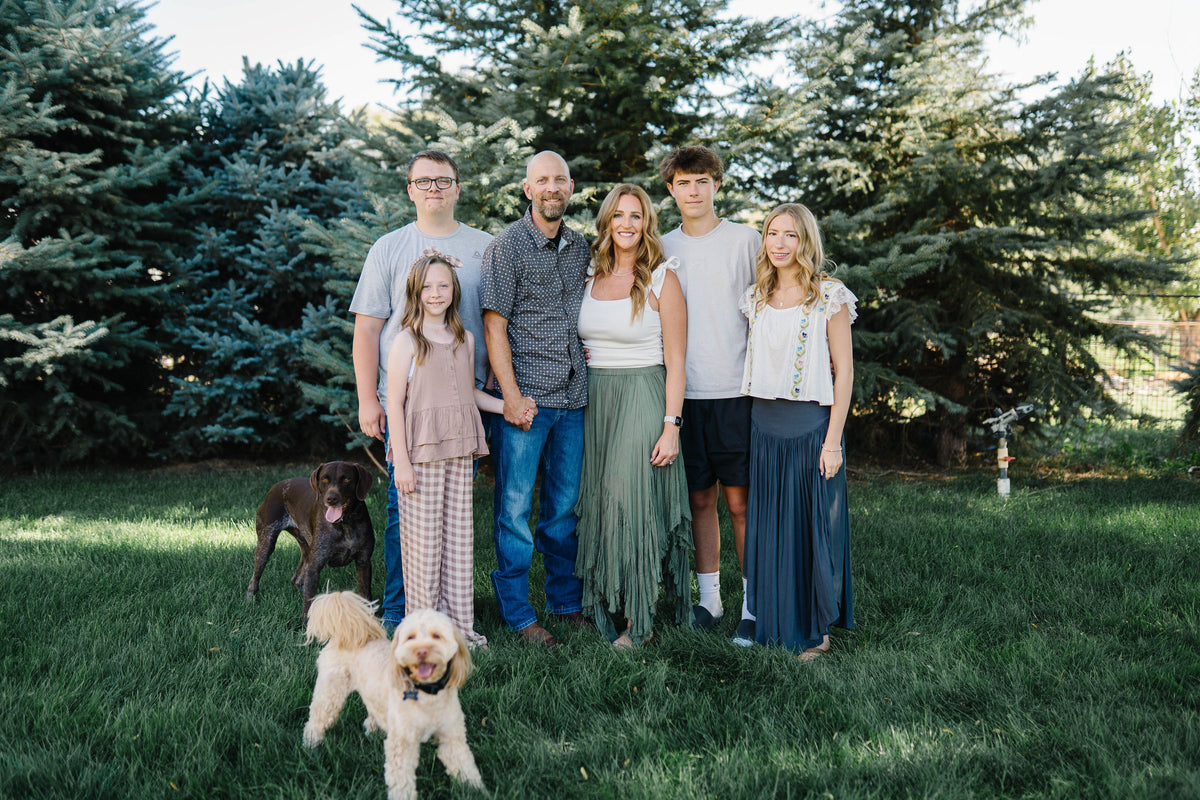 Katie Lynn Munns and family in Boise, Idaho